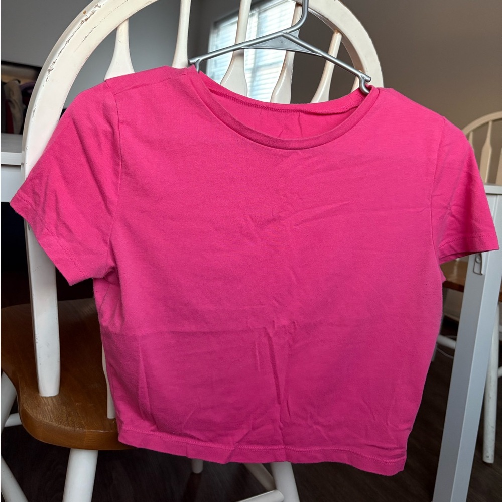 Wild Fable Hot Pink Crop Top